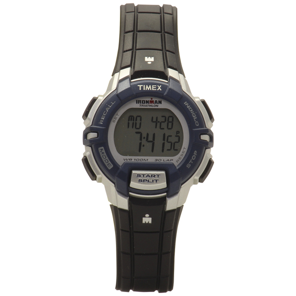  Timex Men's Ironman T5K810CB Black/Blue/Grey Digital Sport Watch 