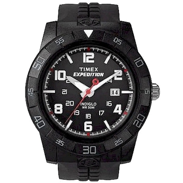 Timex Men's T498319J Expedition Rugged Black Analog Watch 
