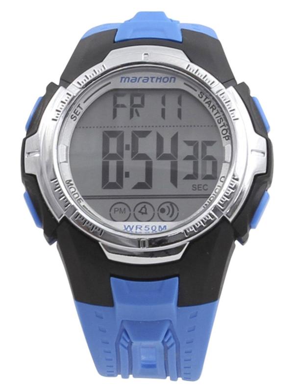  Timex Men's TW5M06900 Marathon Black/Blue Digital Watch 