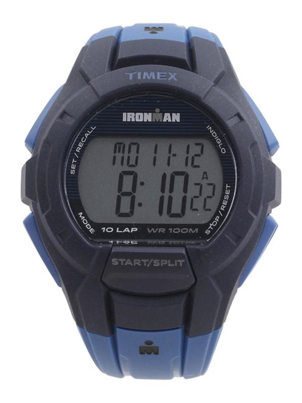  Timex Men's TW5M11400 Ironman Essential 10 Grey/Blue Digital Watch 