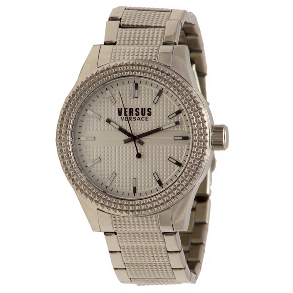  Versus By Versace Men's Bayside SOT070015 Silver Stainless Steel Analog Watch 