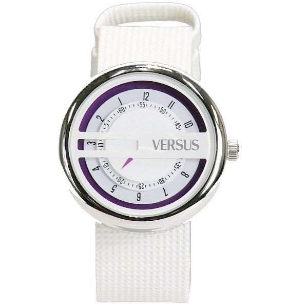  Versus By Versace Women's Osaka SGI03 White Ion Plated Analog Watch 