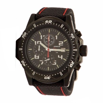Armourlite Men's High Impact Resistant AL43-KBR Black Analog Watch
