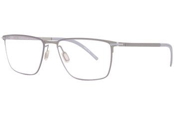 Flexon B2001 021 Reading Glasses Men's Palladium/Grey Full Rim Square 56mm