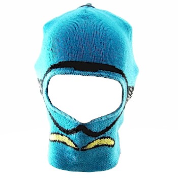 Von Zipper Men's Banana Smuggler Blue Beanie Mask Hat Headwear