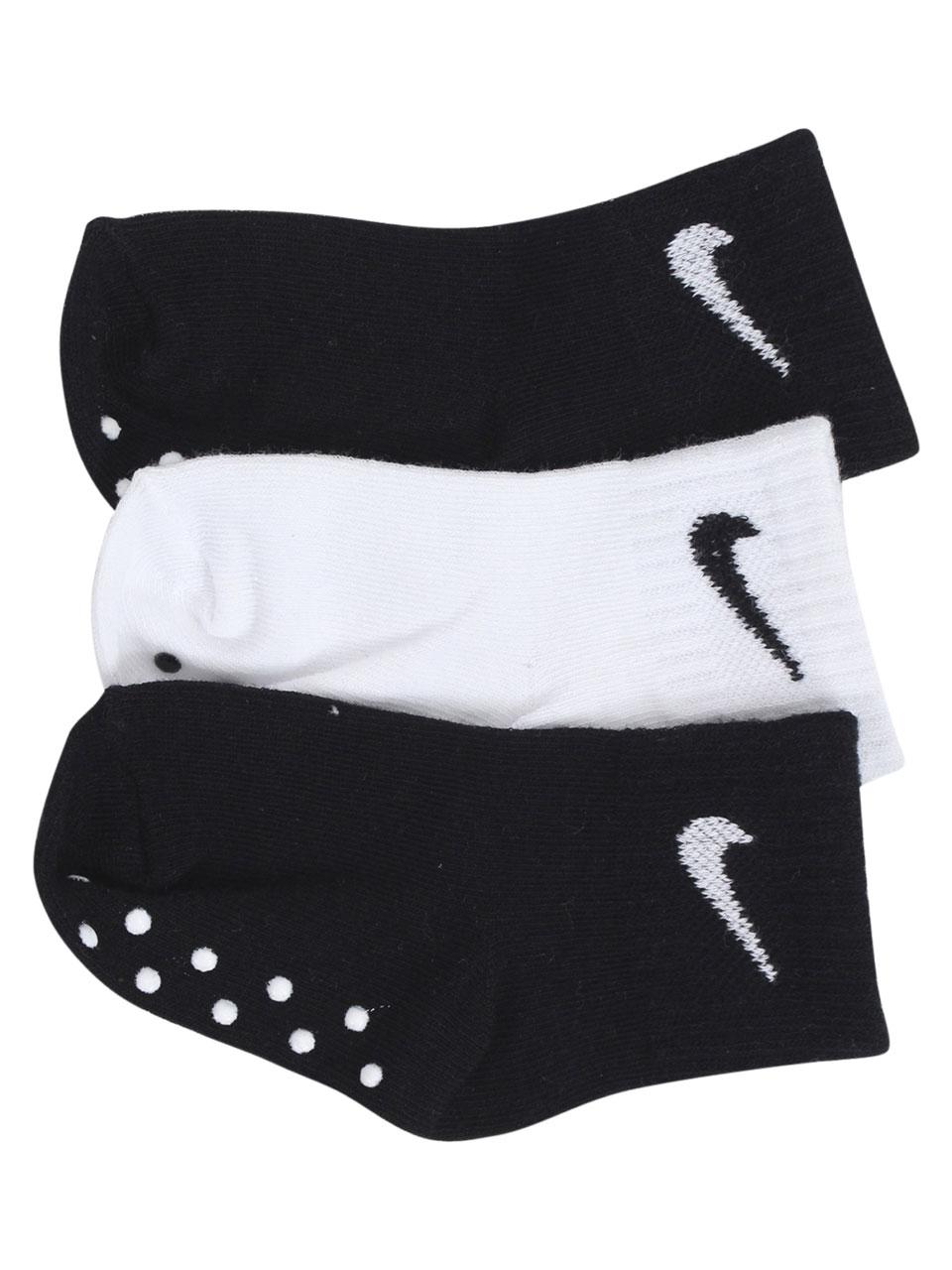 infant black nike socks