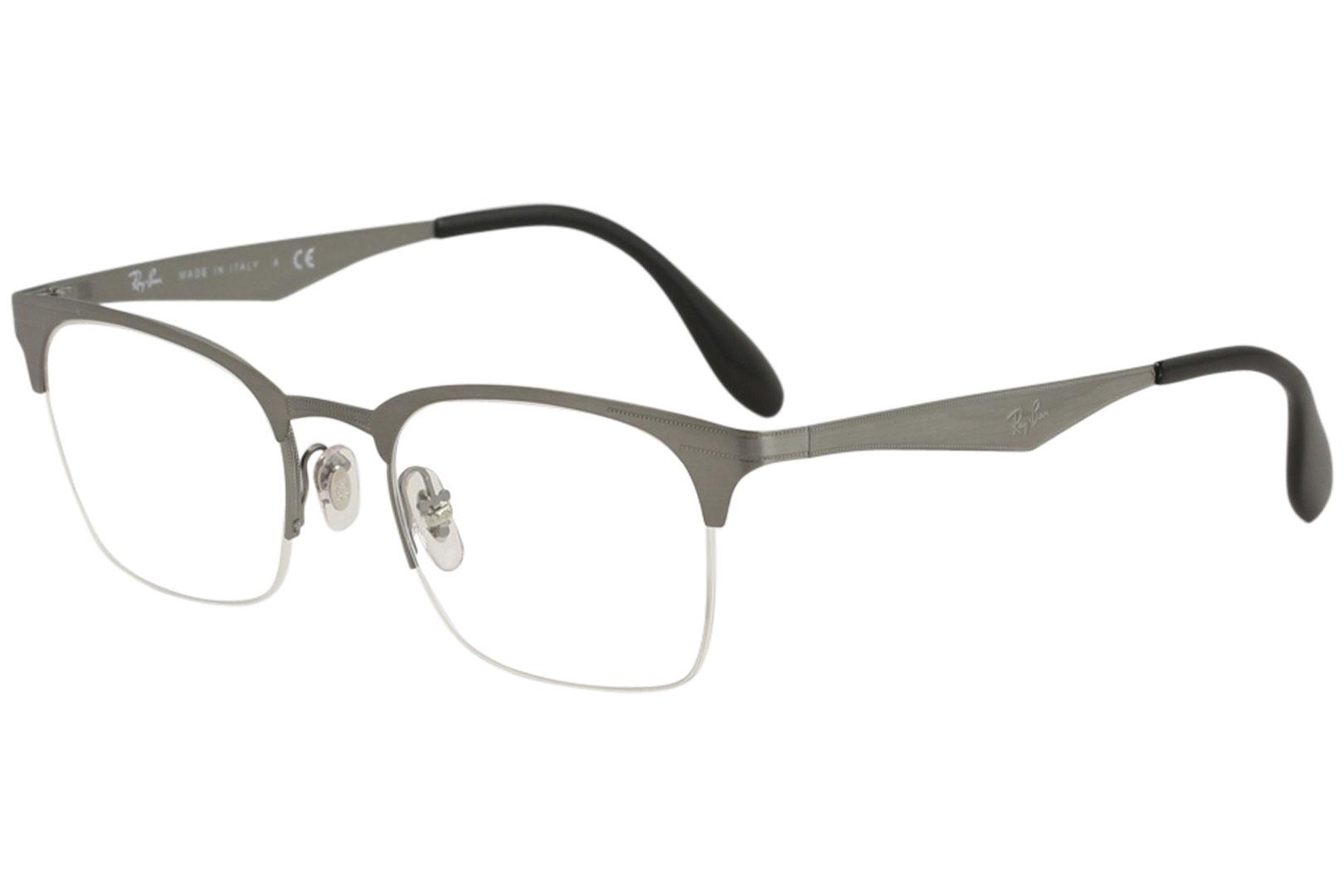 ray ban half frame eyeglasses