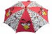 Angry Birds Girl's Lady Red Molded Handle Umbrella