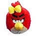 Angry Birds Girl's Red Plush Backpack Bag