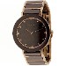 Bering Women's 11435-765 Stainless Steel Rose Gold/Ceramic Brown Analog Watch