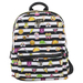 Betsey Johnson Women's Black/White Emoji Print Backpack