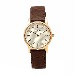 Bulova Classic Collection 97A107 Brown/Rose Gold Analog Leather Watch