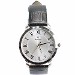 Bulova Men's 96A133 Silver/Black Leather Analog Watch