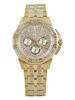 Bulova Men's Crystal 98C126 Gold Swarovski Chronograph Analog Watch