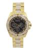 Bulova Octava 98C128 Two-Tone Gold/Silver Swarovski Chronograph Analog Watch