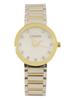 Bulova Women's Modern 98P180 Two-Tone Silver/Gold Diamond Analog Watch