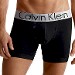 Calvin Klein Men's Steel Microfiber Boxer Brief Underwear Black