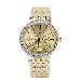 Caravelle New York 45N100 Two-Tone Crystal Analog Chronograph Watch