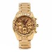 Caravelle New York Women's 44L117 Rose Gold Crystal Chronograph Watch