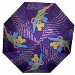 Disney Fairies Tink Sweet Pixie Girl's Purple Plaid Molded Handle Umbrella