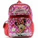 Disney Minnie Mouse Girl's Red/Pink Backpack School Bag