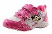 Disney Minnie Mouse Toddler Girl's White/Fuchsia Light Up Sneakers Shoes