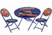 Disney Pixar Cars Main Street Sprint Blue 3-Piece Folding Table & Chairs Set