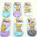 Disney Tinkerbell Girl's Assorted 12 Pairs Socks Size 6-8