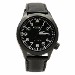 Fossil Men's Aeroflite AM4515 Black Leather Analog Watch