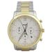 Fossil Men's FS55385 Silver/Gold Stainless Steel Chronograph Analog Watch