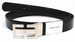 Giorgio Armani Leather Black/Brown Reversible Men's Belt Adjustable To Size 42