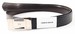 Giorgio Armani Leather Black/Brown Reversible Men's Belt Adjustable To Size 42