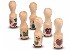 Melissa & Doug Wooden Happy Handle Stamp Toy Set Age 4+