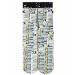 Odd Sox Money Stacks White/Green/Gold Crew Socks Sz: 6-13