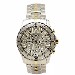 Pulsar Men's On The Go PT3291 Silver/Gold Analog Chronograph Watch