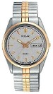 Pulsar PXF110 Watch Men's Silver Dial Stainless Steel Date/Day