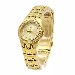 Pulsar Women's Night Out PTC390 Swarovski Crystal Gold Analog Watch