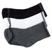 Robeez Mini Infant Boy's 3-Pairs Charcoal Goes With Everything Skid-Proof Socks