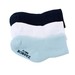 Robeez Mini Infant Boy's 3-Pairs Light Blue Terry Bootie Skid-Proof Socks