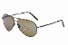 Serengeti Medium Pilot 8265 Shiny Dark Gun/Mirror Blue Polarized Sunglasses