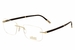 Silhouette Eyeglasses Hinge C-2 5424 6051 23K Gold Plated/Brown Optical Frame