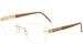 Silhouette Eyeglasses Starlight 4538 6052 23KT Rose Gold Plated Optical Frame