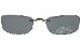 Silhouette Titan Next Generation III 5065 Gray Polarized Clip-On Sunglasses
