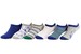 Stride Rite Toddler/Little/Big Boy's 6-Pairs Road Tripping Blue No Show Socks