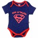 Superman Infant Boy's Creeper Hero In Training Navy Bodysuit