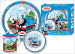 Thomas The Tank Engine Blue Deluxe Meal Time Set With Cup, Plate And Bowl