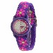 Timex Girl's T890229J Purple Flowers Elastic Analog Watch