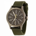 Timex Men's Expedition Scout T499619J Indiglo Black/Green/White Analog Watch