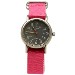 Timex Women's T2N834 Weekender Pink Nylon Analog Watch