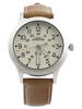 Timex Women's TW4B11000 Expedition Scout 36 Silver/Beige/Brown Analog Watch